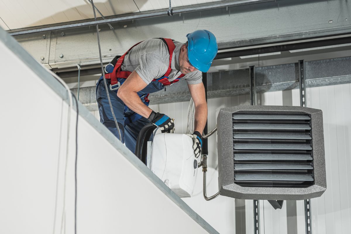 AC unit installation